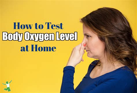 oxygen level drop test